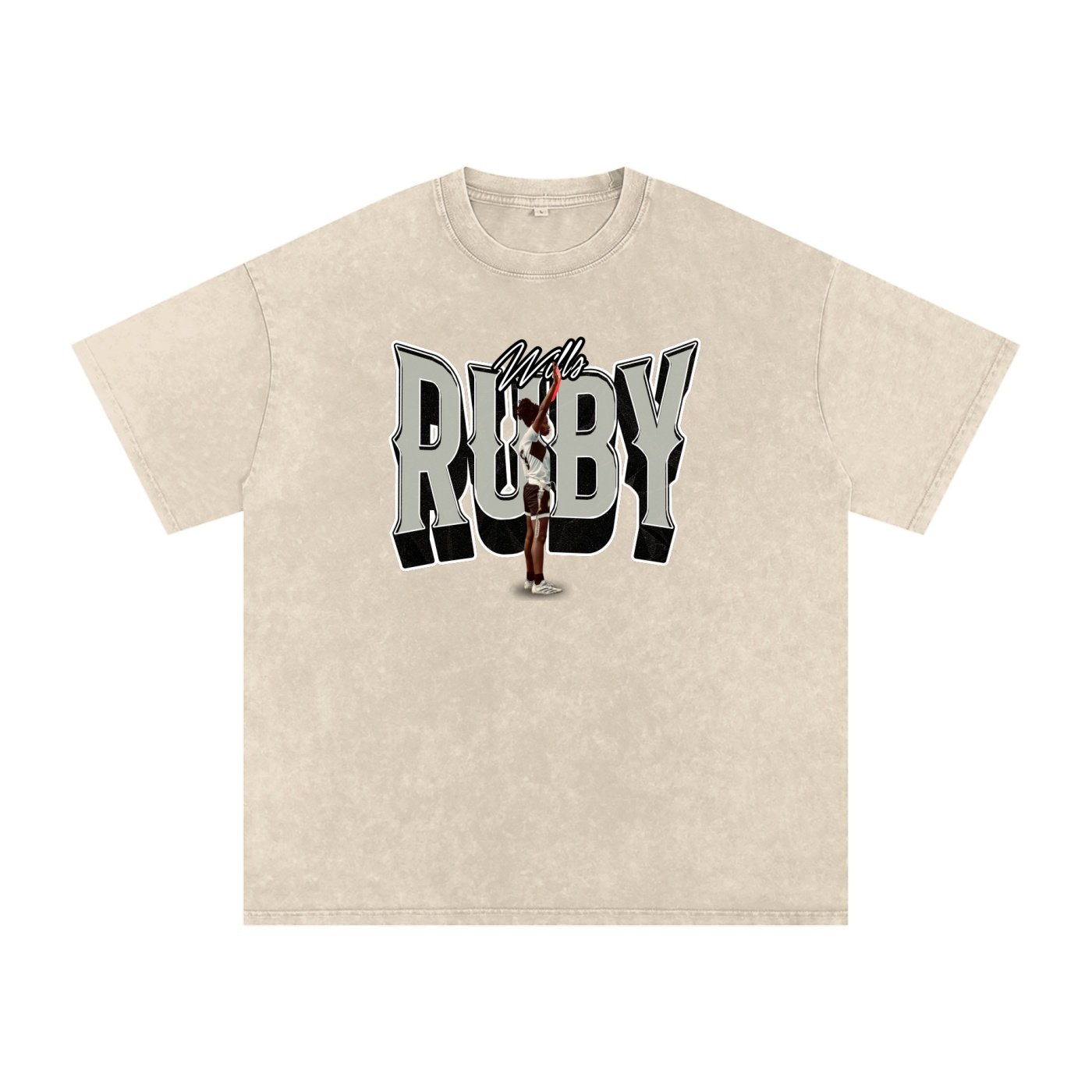 Ruby wills  Snow Washed Oversized TEE - Image 2