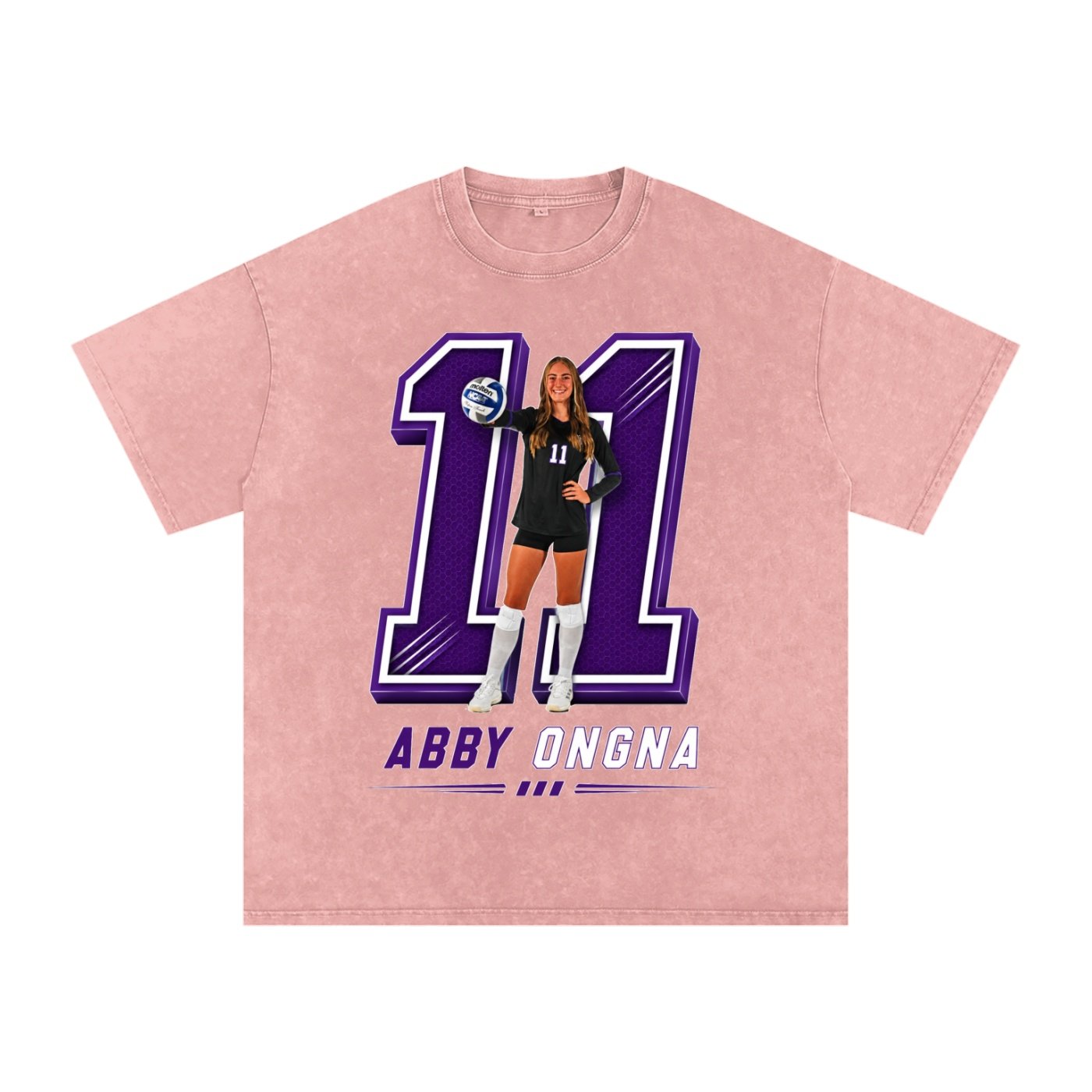 Abby Ongna Snow Washed Oversized TEE - Image 5
