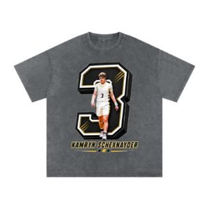 Kamryn Schexnayder Snow Washed Oversized TEE - Image 4
