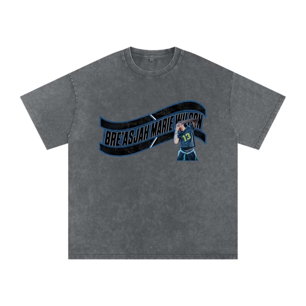 Bre'asjah Snow Washed Oversized TEE