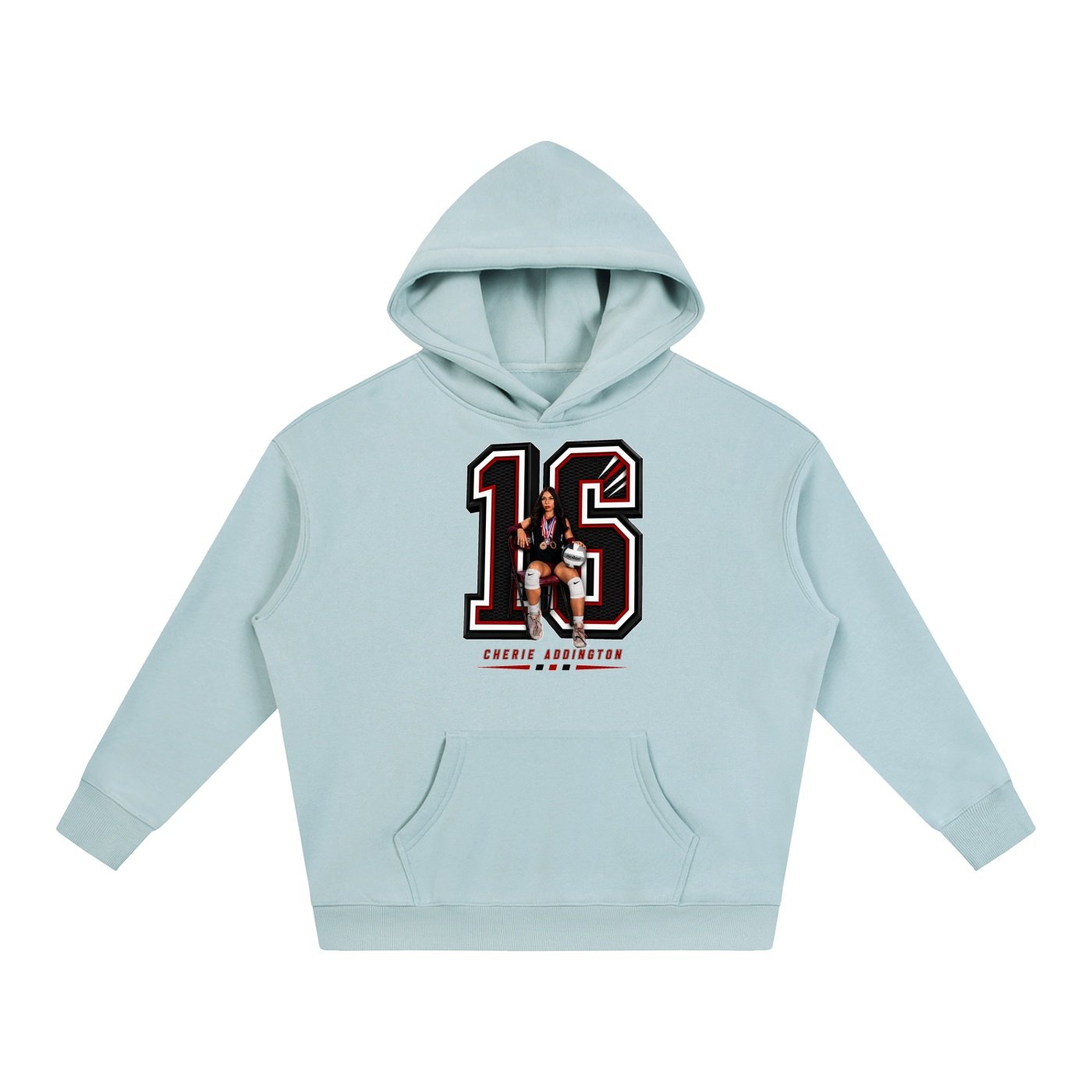 Cherie Addington Oversize Fleeced Hoodie - Image 3