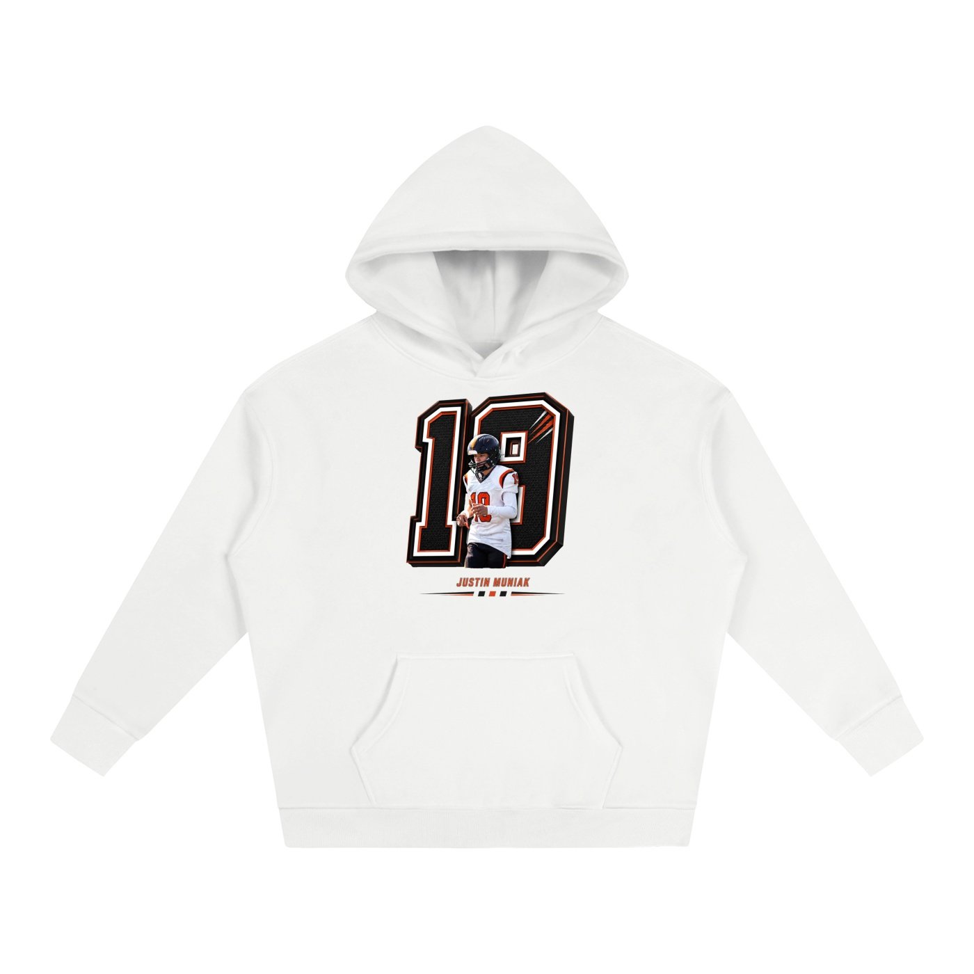 Justin Muniak Oversize Fleeced Hoodie - Image 2