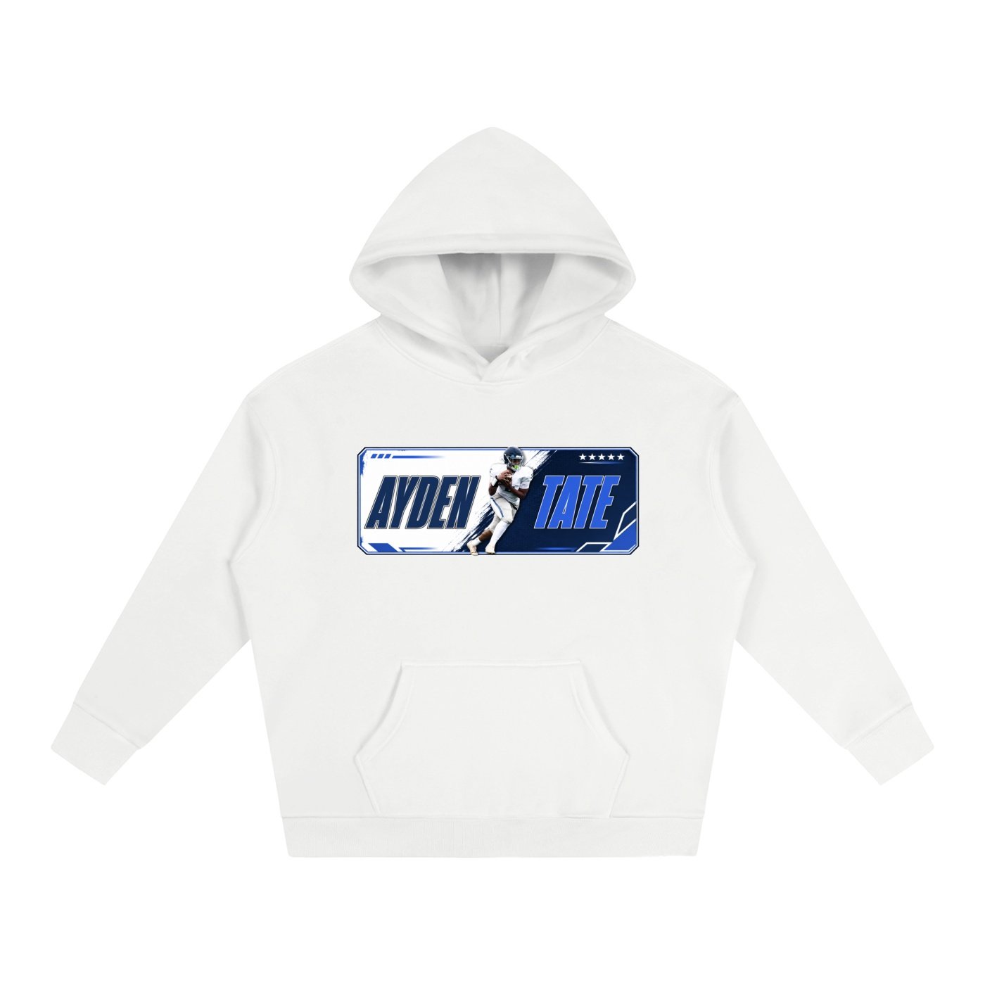 Ayden Tate Oversize Fleeced Hoodie - Image 2