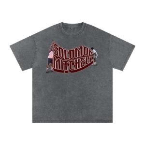 Solomon Mitchell Snow Washed Oversized TEE - Image 4