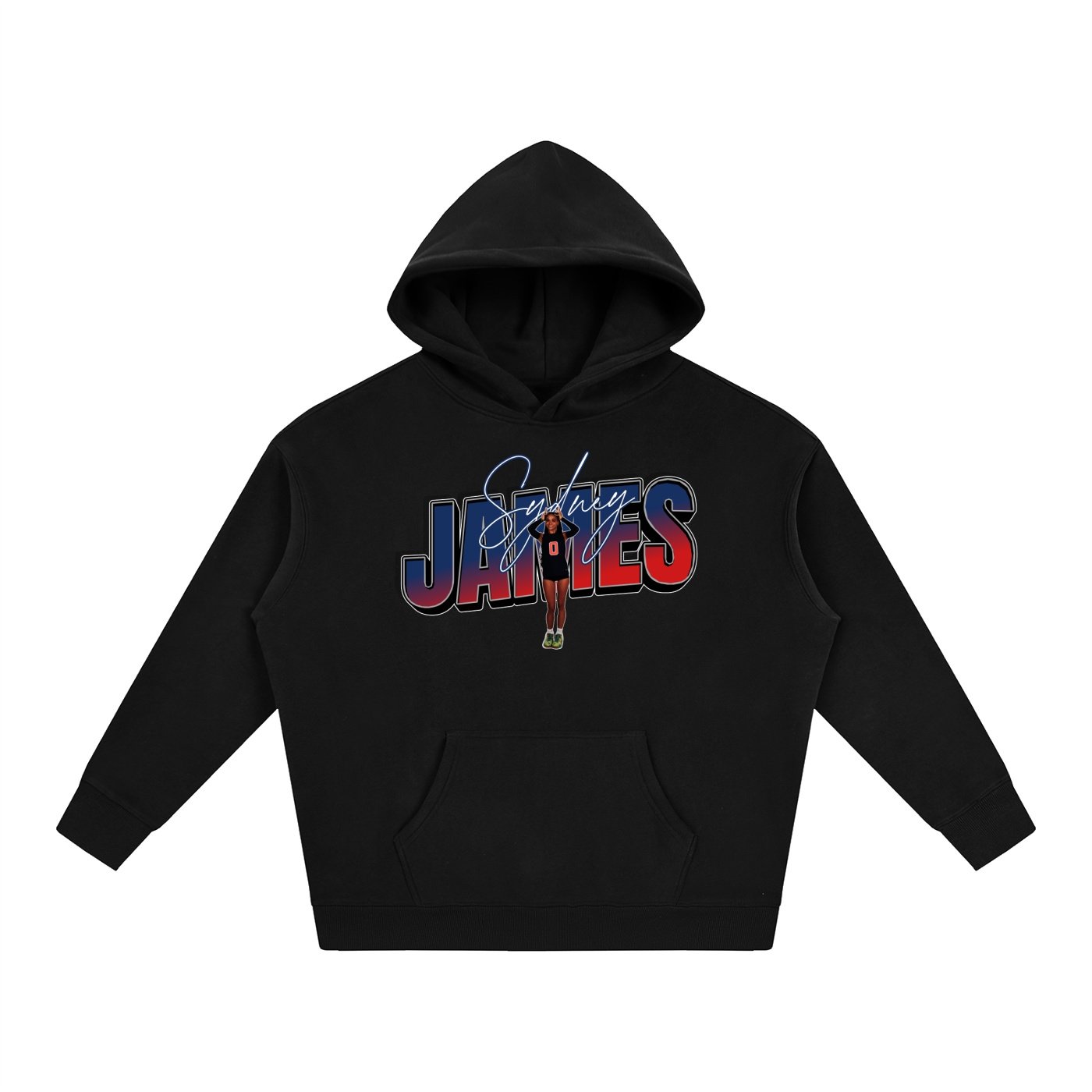 Sydney James Oversize Fleeced Hoodie - Image 1