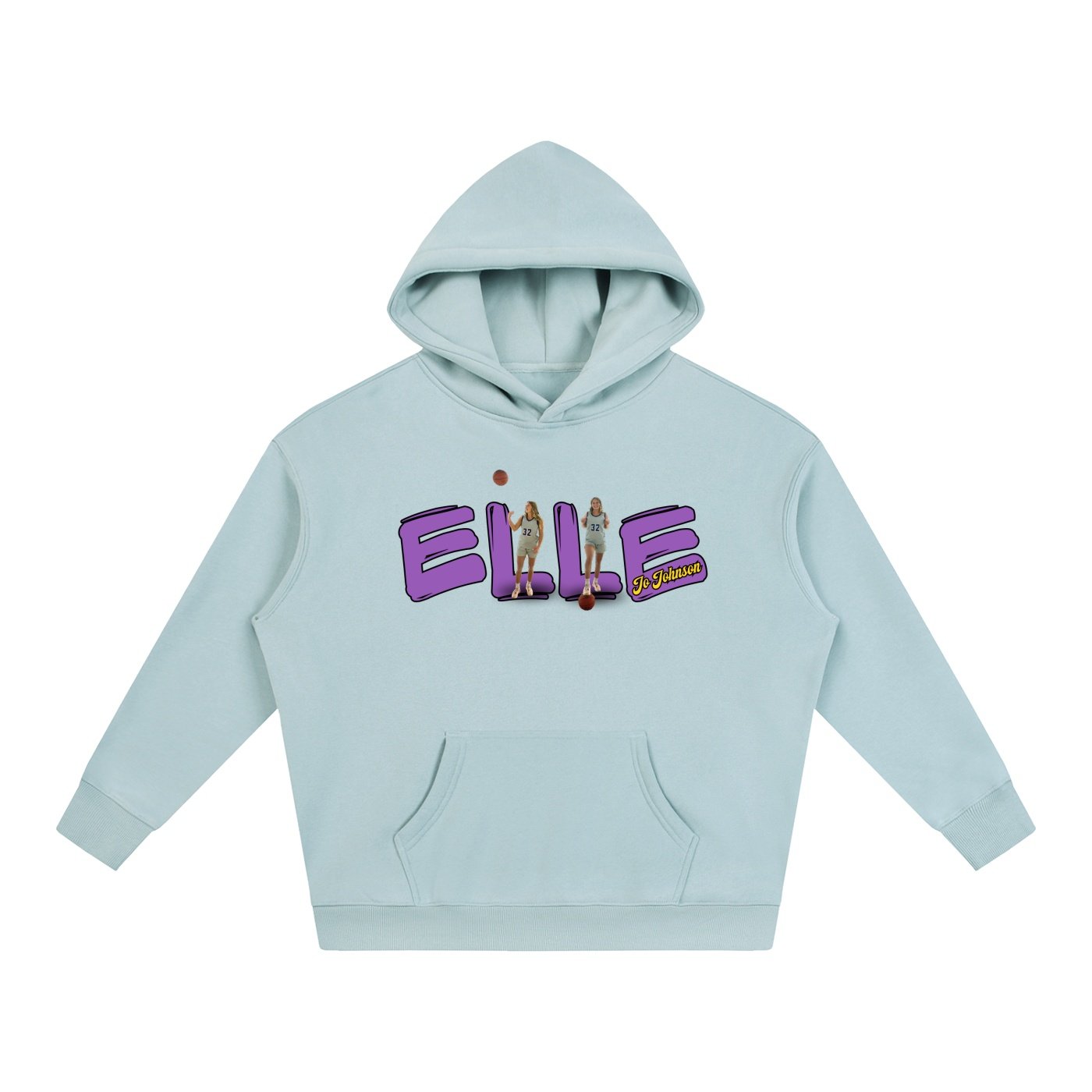 Elle Jo Johnson Oversize Fleeced Hoodie - Image 3