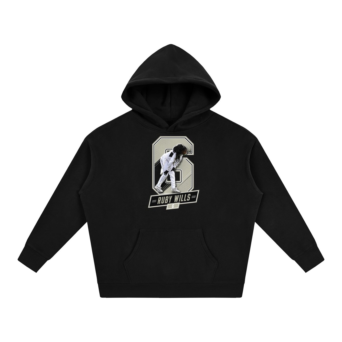 Ruby wills Oversize Fleeced Hoodie - Image 1