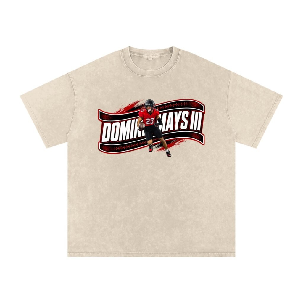 Dominic Mays III Snow Washed Oversized TEE