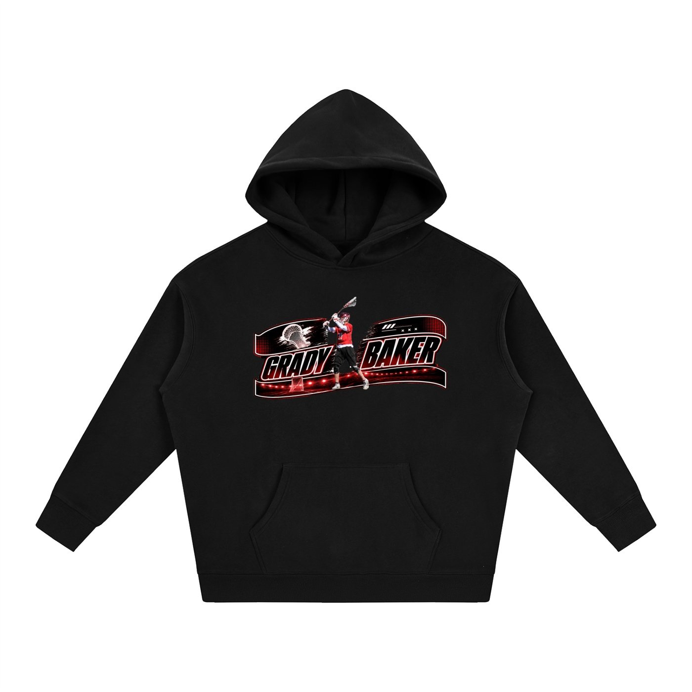 Grady Baker Oversize Fleeced Hoodie - Image 1