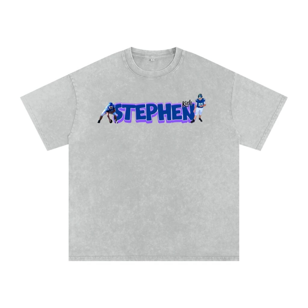 Stephen Kish Snow Washed Oversized TEE