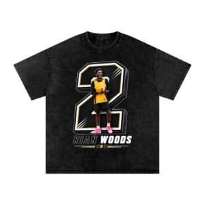 Rian Woods Snow Washed Oversized TEE - Image 1