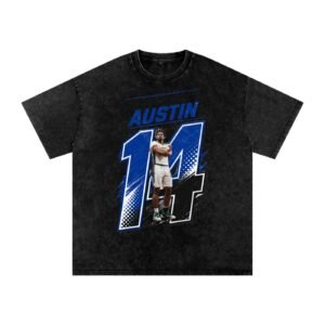Anthony Austin Snow Washed Oversized TEE - Image 1