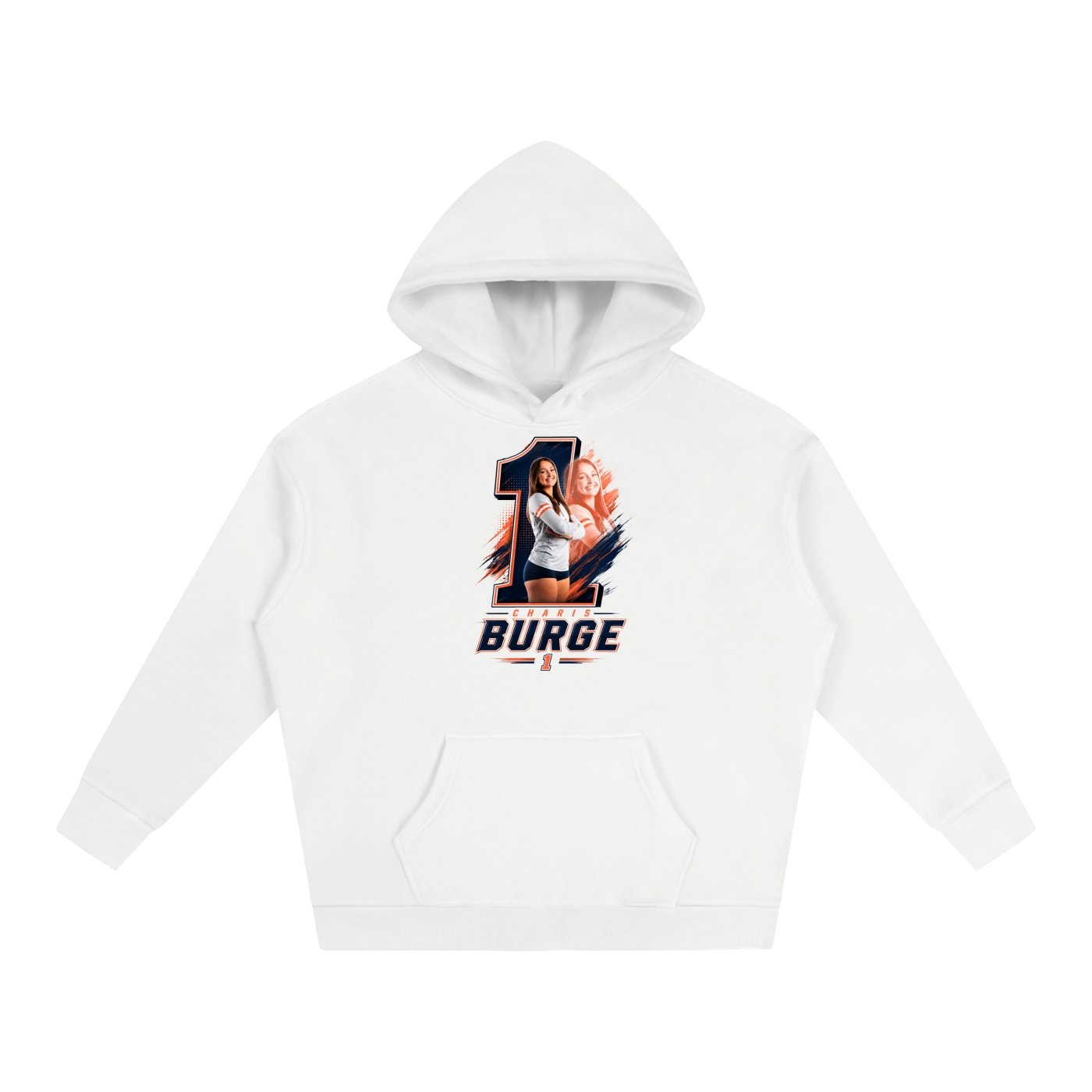 Charis Burge Oversize Fleeced Hoodie - Image 2