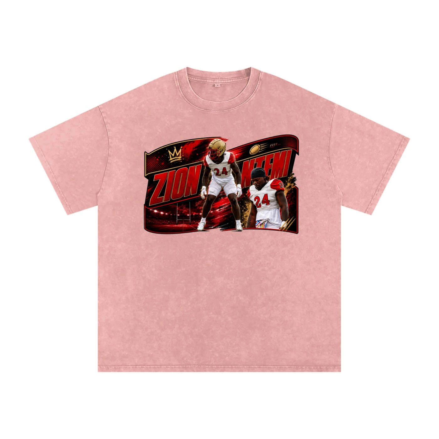 Zion Ntemi Snow Washed Oversized TEE - Image 5
