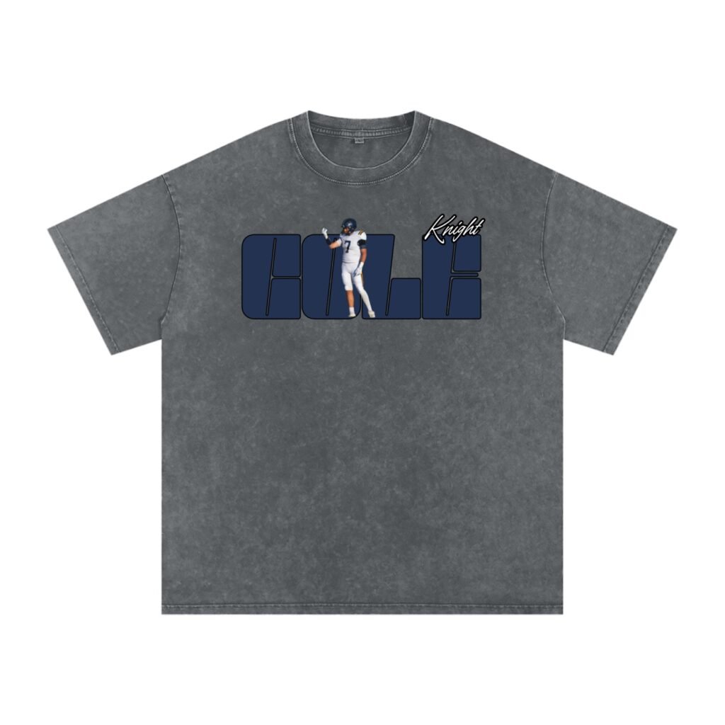 Cole Knight Snow Washed Oversized TEE
