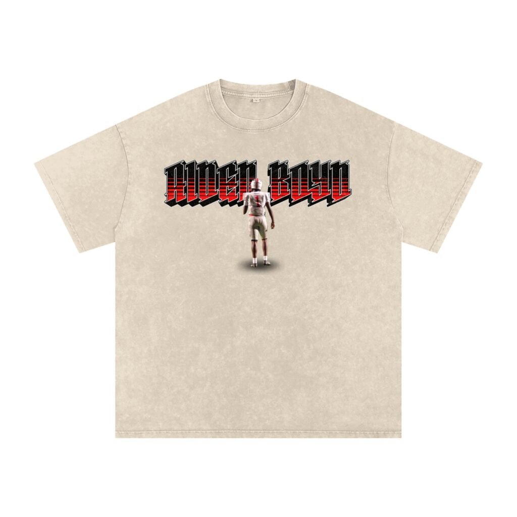 Aiden Boyd Snow Washed Oversized TEE