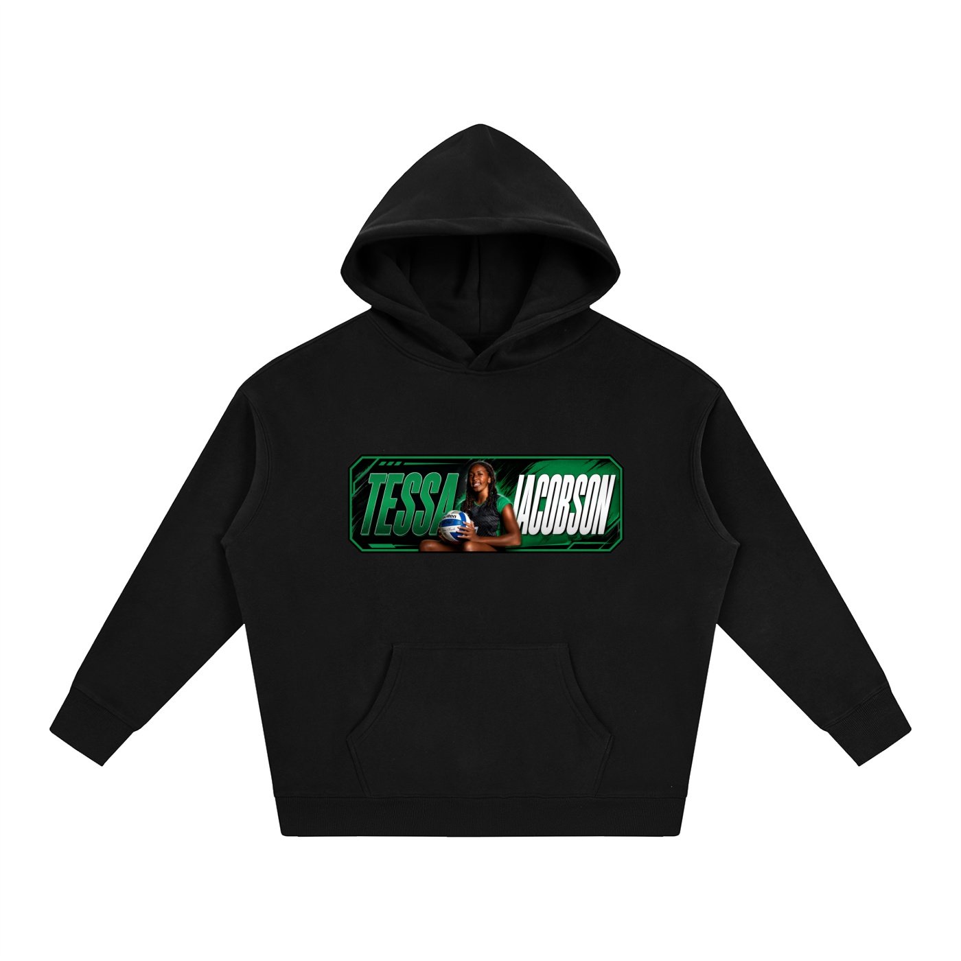 Tessa Jacobson Oversize Fleeced Hoodie - Image 1