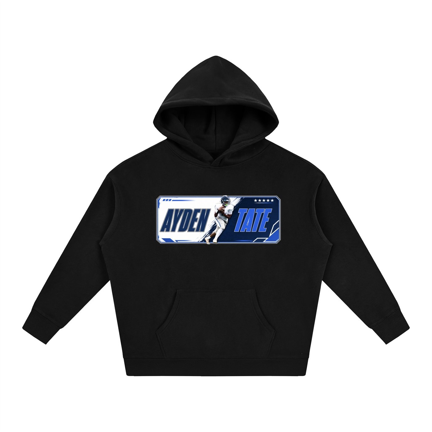 Ayden Tate Oversize Fleeced Hoodie - Image 1