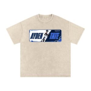 Ayden Tate Snow Washed Oversized TEE - Image 2