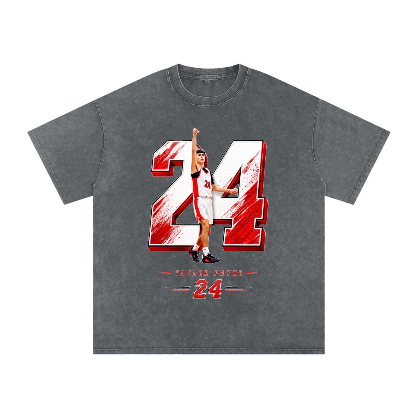 Taylor payne Snow Washed Oversized TEE - Image 4