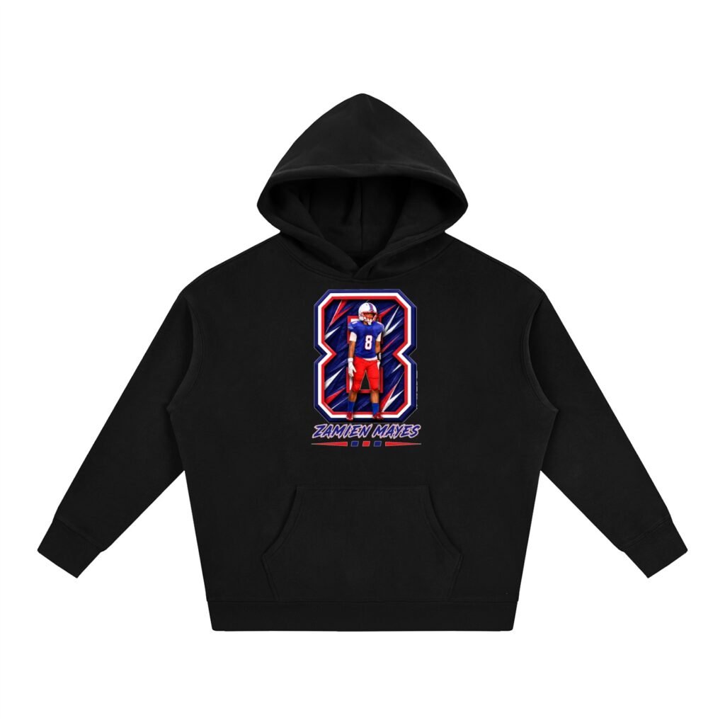 Zamien Lee Mayes Oversize Fleeced Hoodie