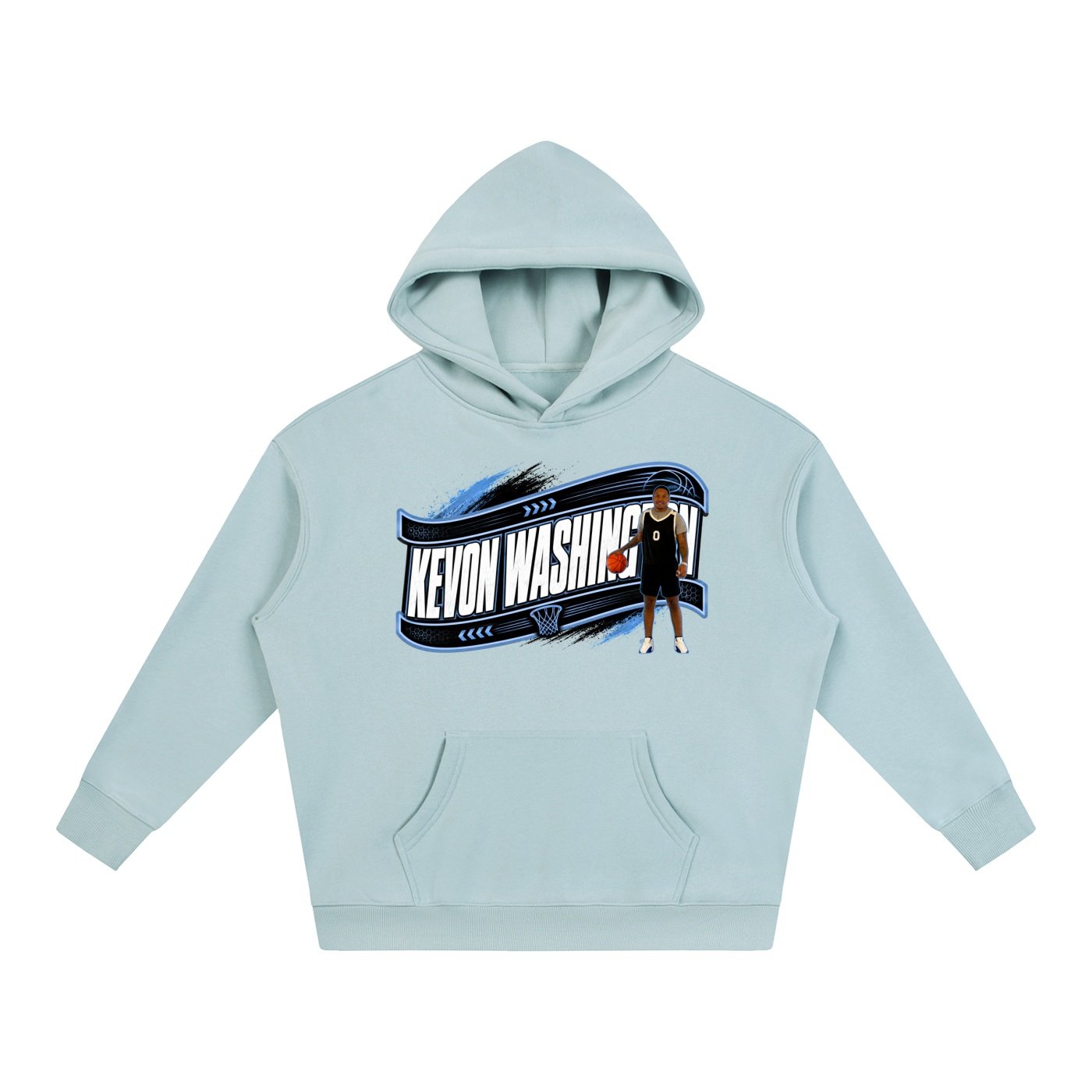 Kevon Washington Oversize Fleeced Hoodie - Image 3