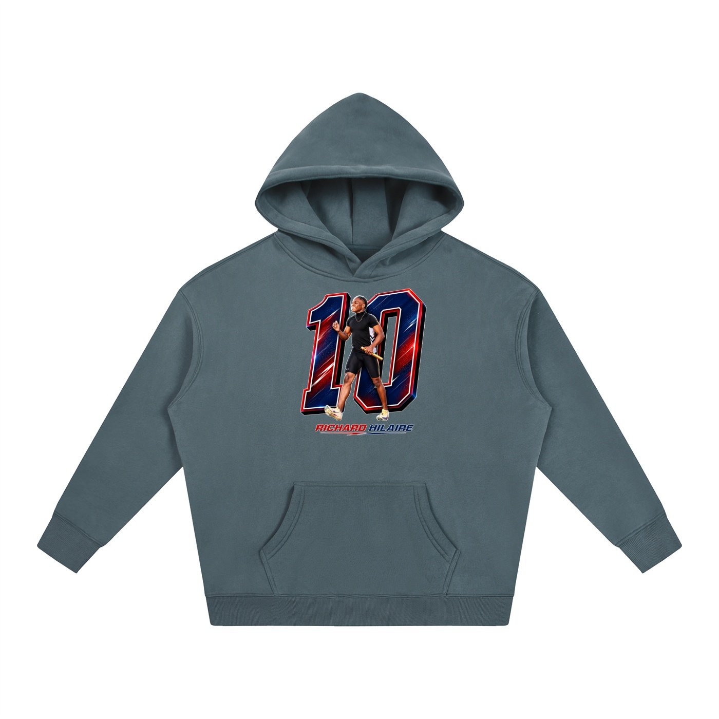 Richard Hilaire Oversize Fleeced Hoodie - Image 4