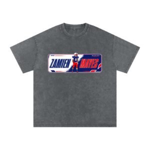 Zamien Lee Mayes Snow Washed Oversized TEE - Image 4