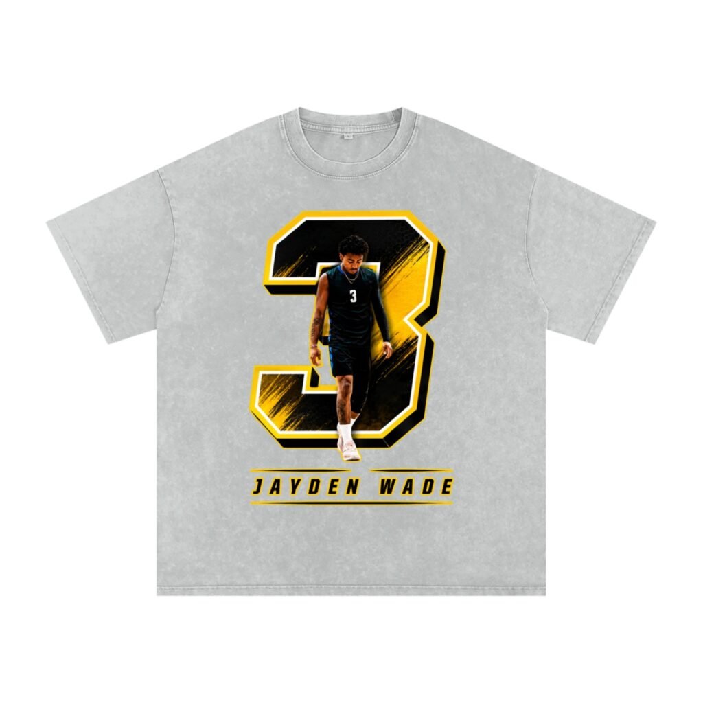 Jayden Wade Snow Washed Oversized TEE