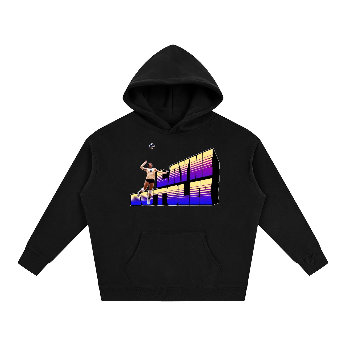 Layne Eutsler Oversize Fleeced Hoodie - Image 1