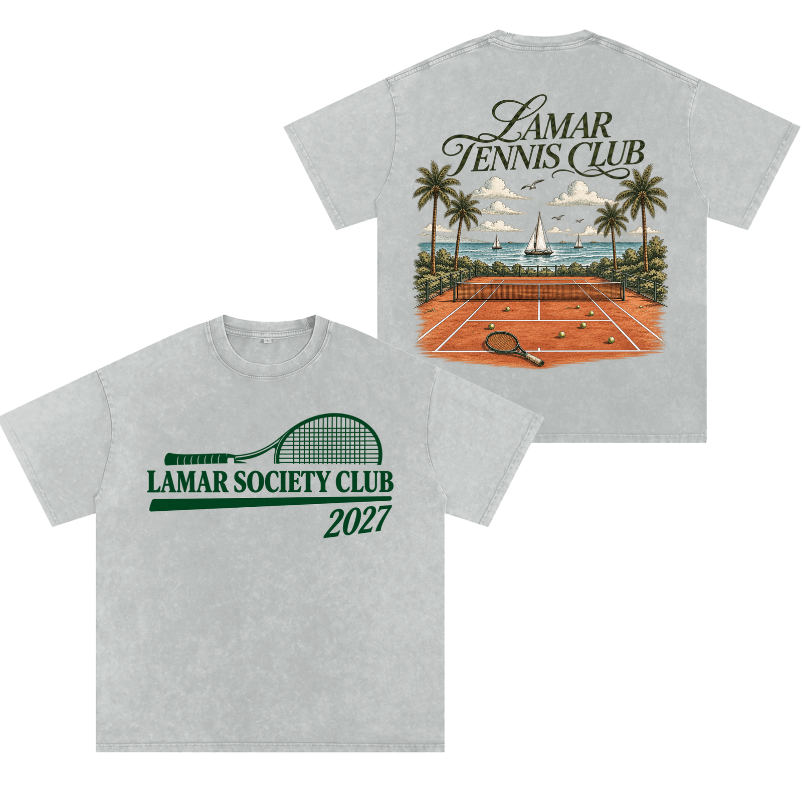 Brodey Lamar Snow Washed Oversized TEE - Image 1