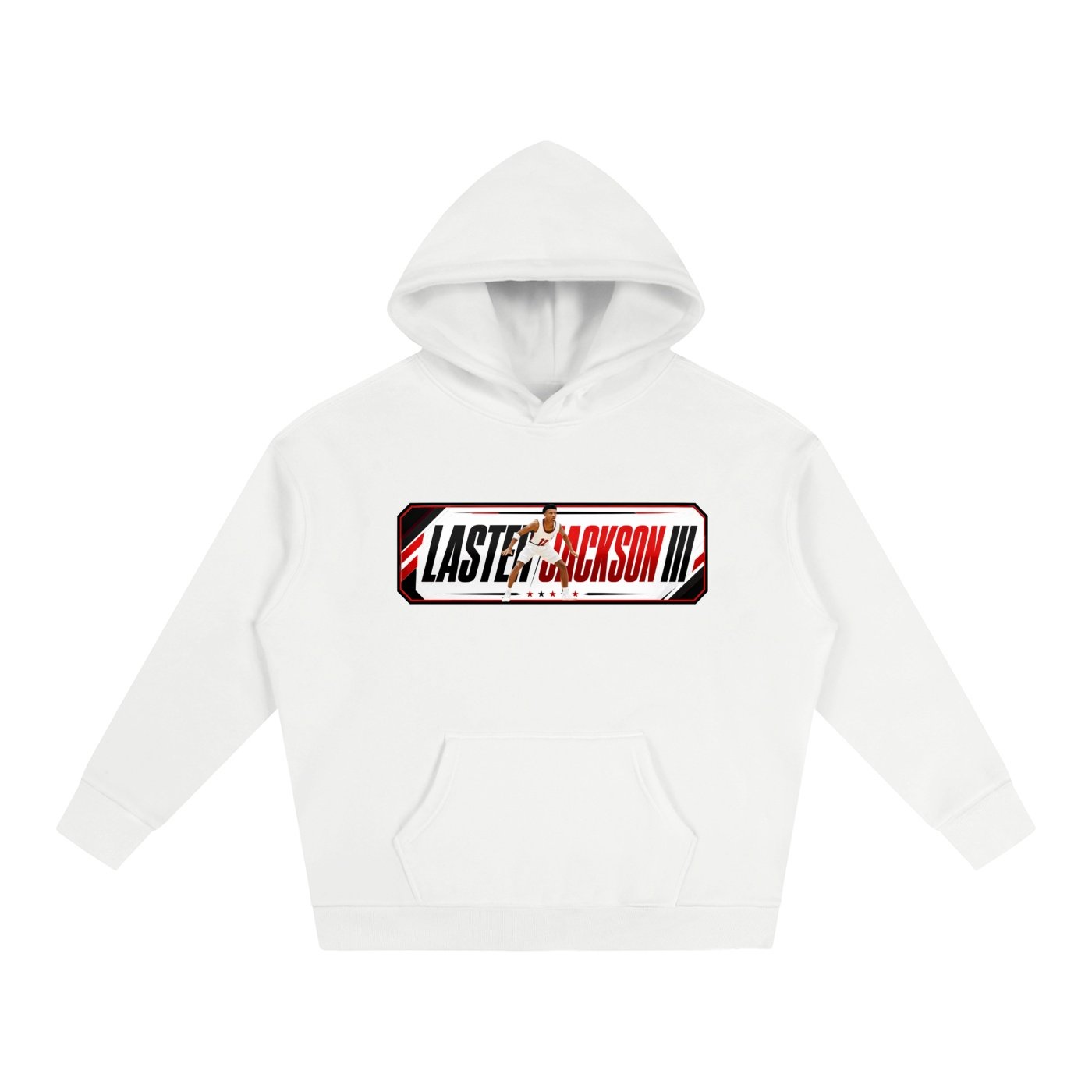 LaStar Jackson III Oversize Fleeced Hoodie - Image 2