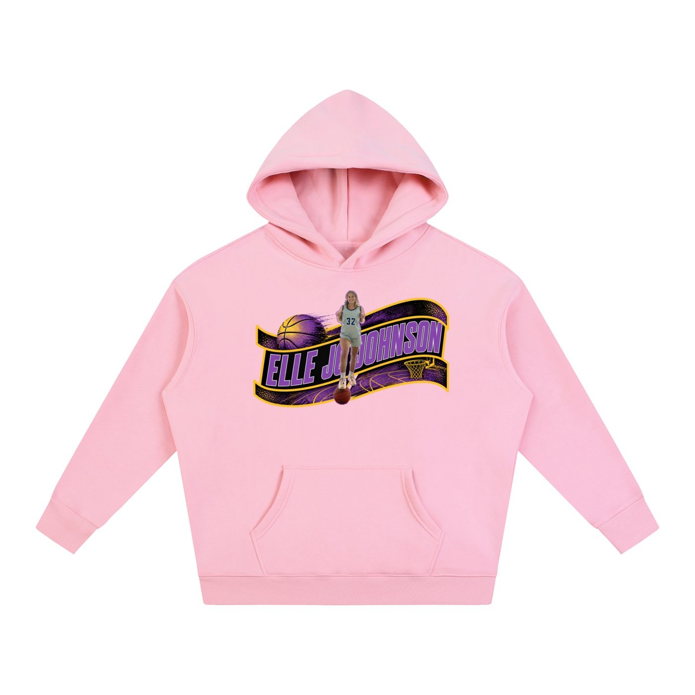 Elle Jo Johnson Oversize Fleeced Hoodie - Image 5