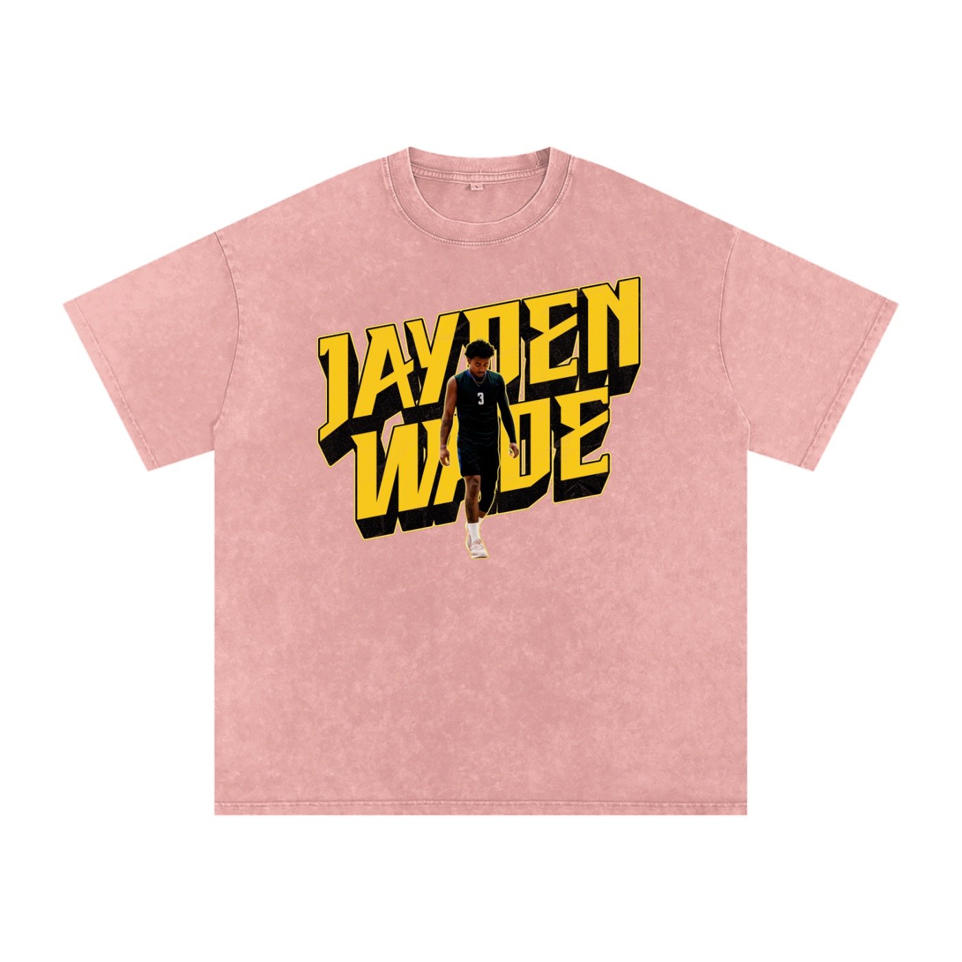 Jayden Wade Snow Washed Oversized TEE - Image 5