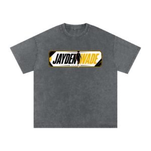 Jayden Wade Snow Washed Oversized TEE - Image 4