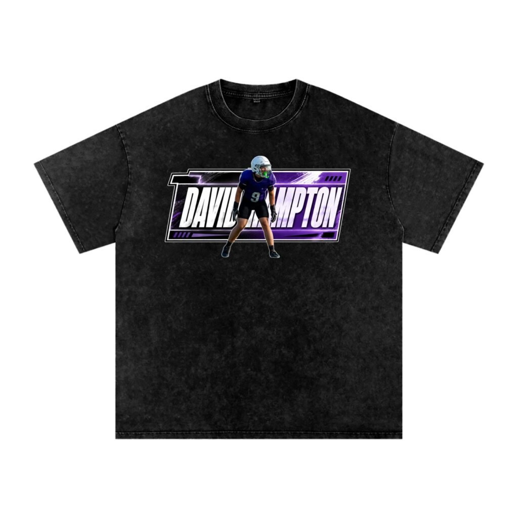 David Hampton Snow Washed Oversized TEE