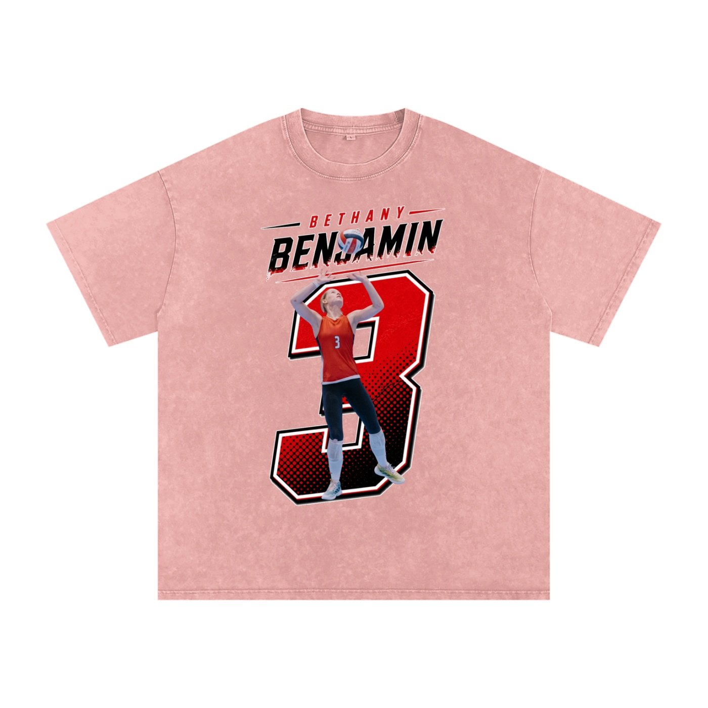 Bethany Benjamin Snow Washed Oversized TEE - Image 5