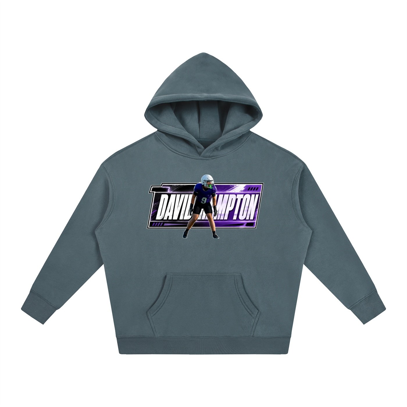 David Hampton Oversize Fleeced Hoodie - Image 4