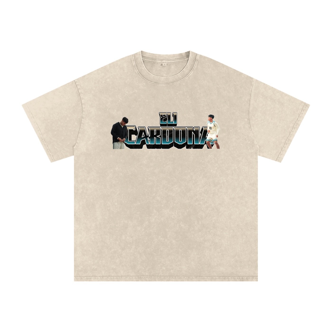 Eli Cardona Snow Washed Oversized TEE - Image 2