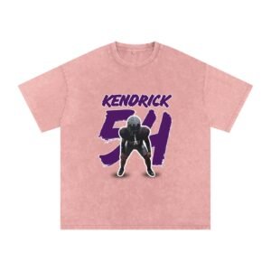 Kendrick Snow Washed Oversized TEE - Image 5