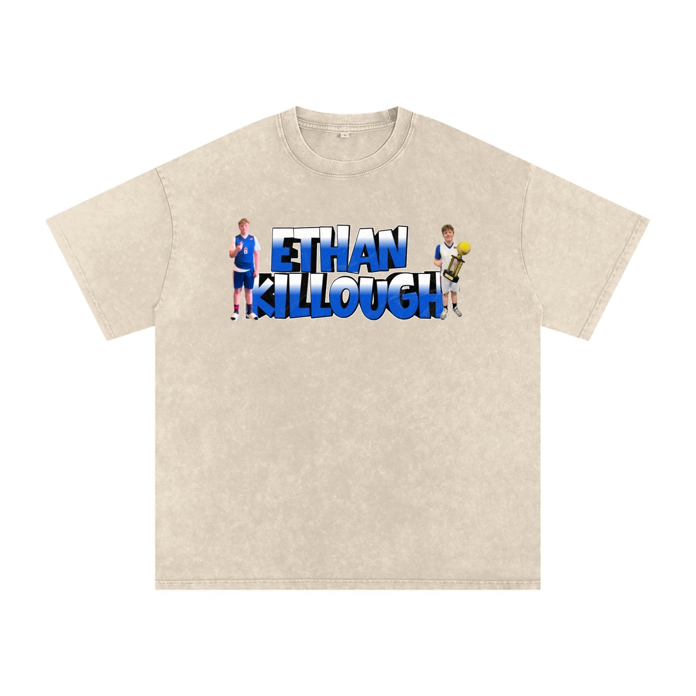 Ethan killough Snow Washed Oversized TEE - Image 2