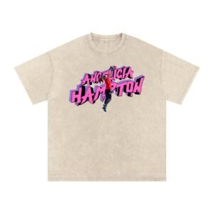 Angelicia Hampton  Snow Washed Oversized TEE - Image 2