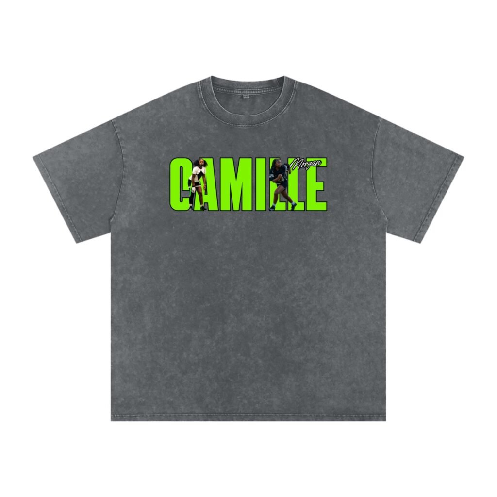 Camille Morgan Snow Washed Oversized TEE