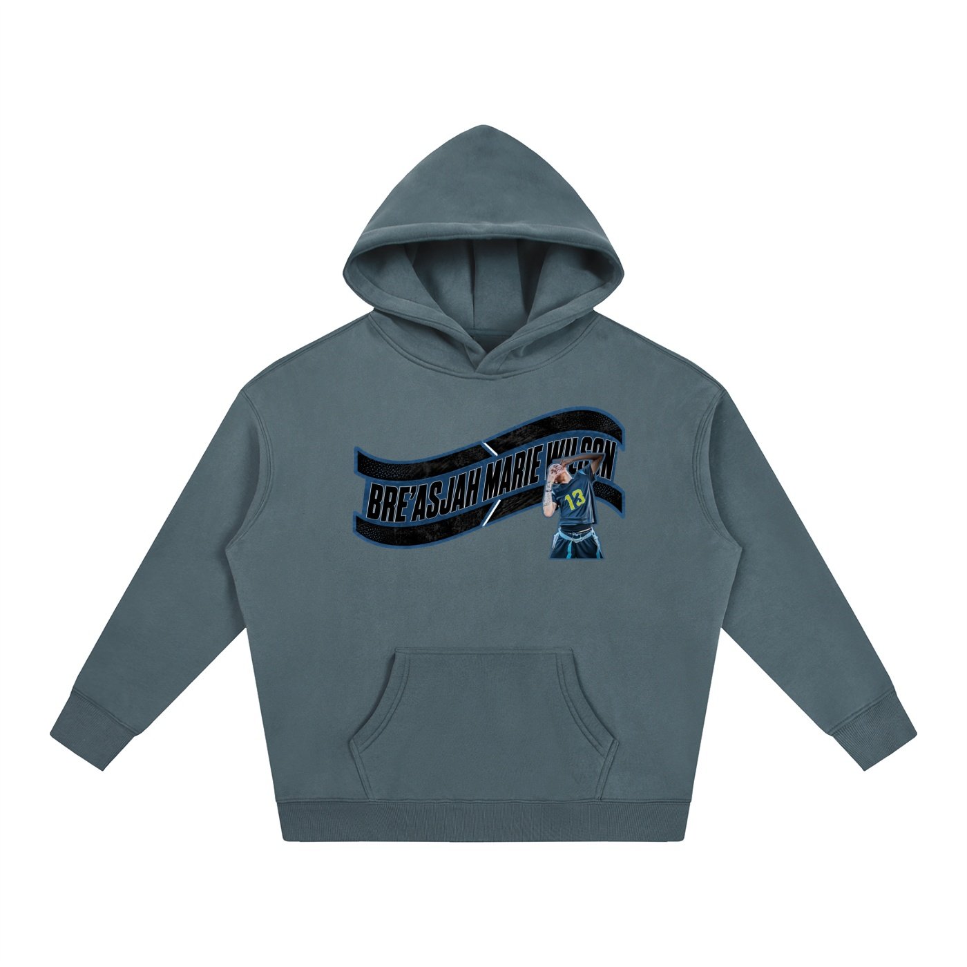 Bre'asjah Oversize Fleeced Hoodie - Image 4