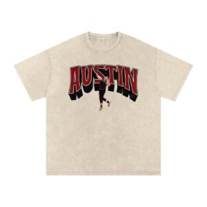 Austin Snow Washed Oversized TEE - Image 2