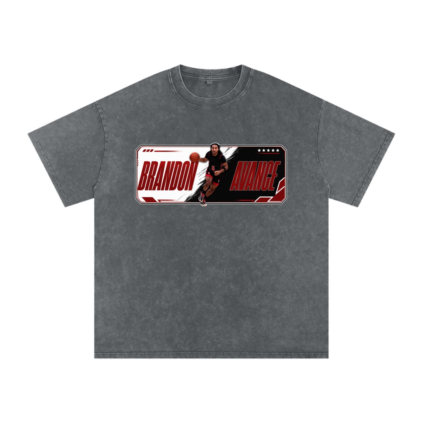 Brandon Avance Snow Washed Oversized TEE - Image 4