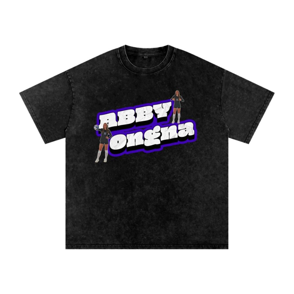 Abby Ongna Snow Washed Oversized TEE