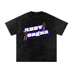 Abby Ongna Snow Washed Oversized TEE - Image 1