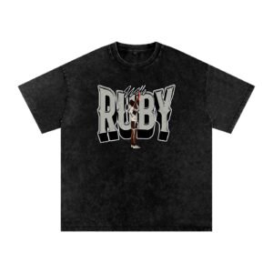 Ruby wills Snow Washed Oversized TEE - Image 1