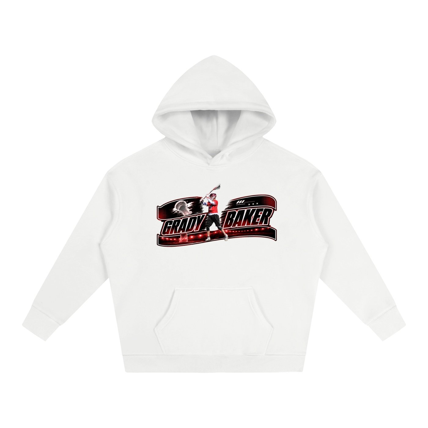 Grady Baker Oversize Fleeced Hoodie - Image 2